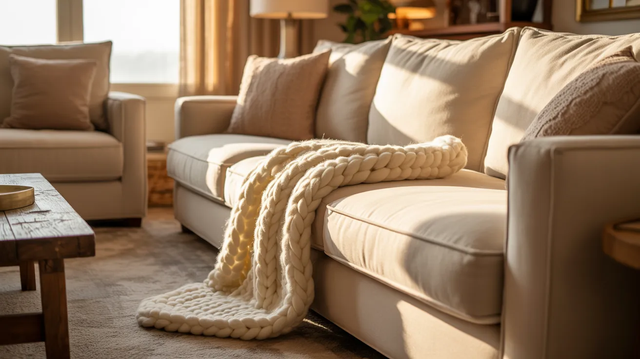 A cozy living room featuring a couch and a chair, arranged for comfort and relaxation.