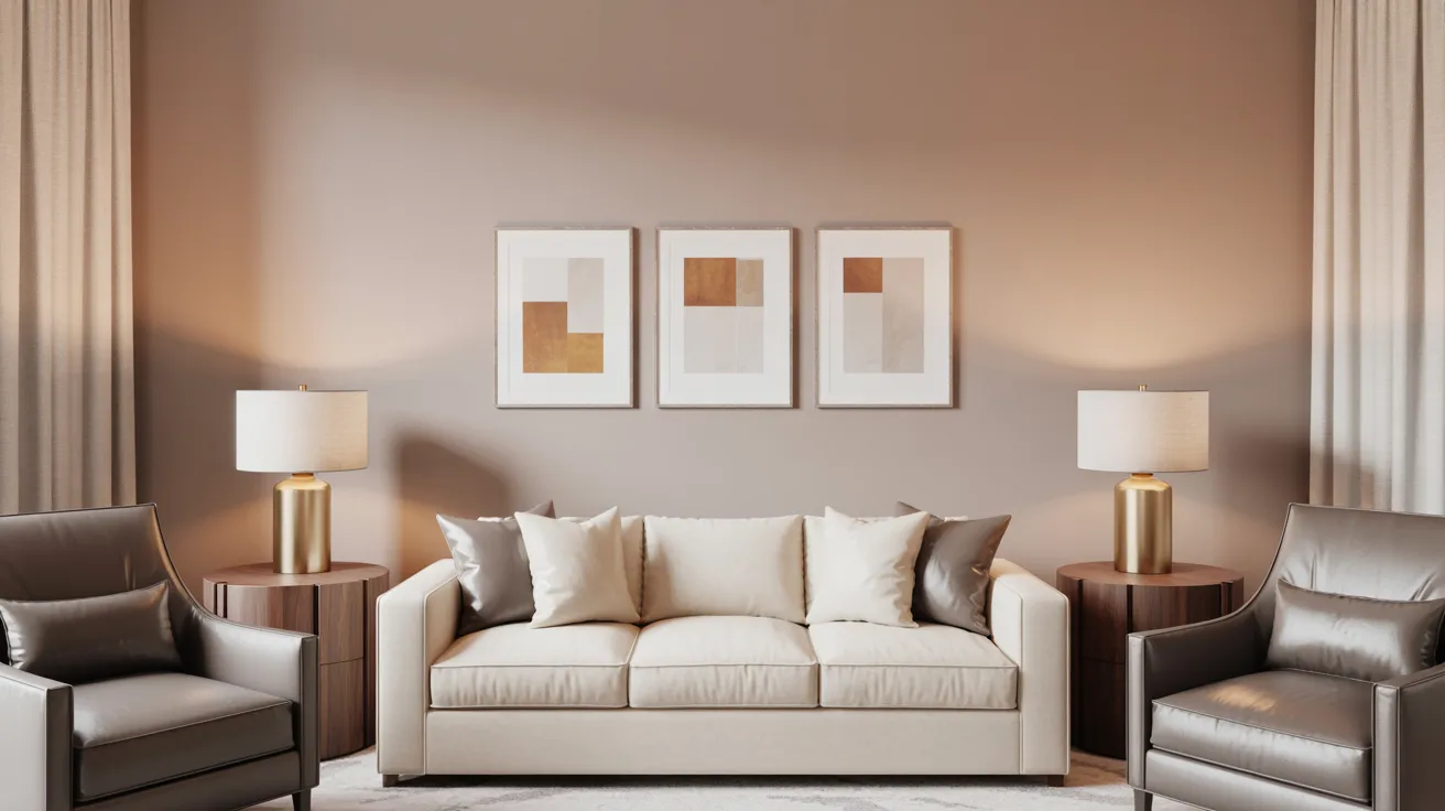 A cozy living room featuring two chairs and a couch arranged for comfortable seating.