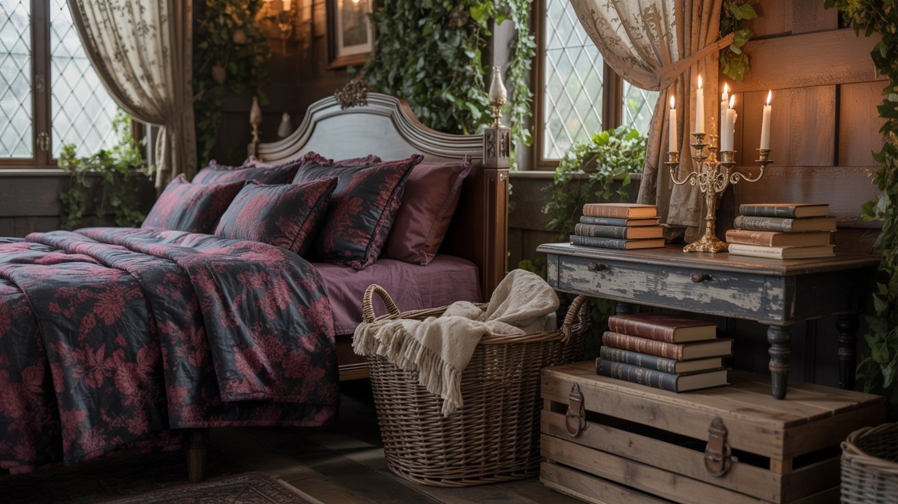 A cozy bedroom featuring a bed, a collection of books, and a window allowing natural light to enter the space.