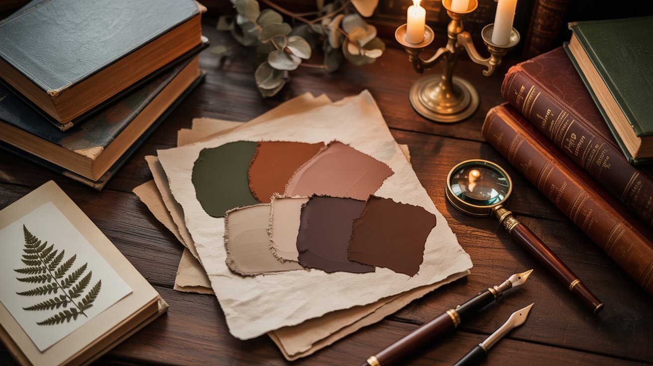 A selection of vibrant paint colors arranged on a piece of paper, showcasing various hues and shades.