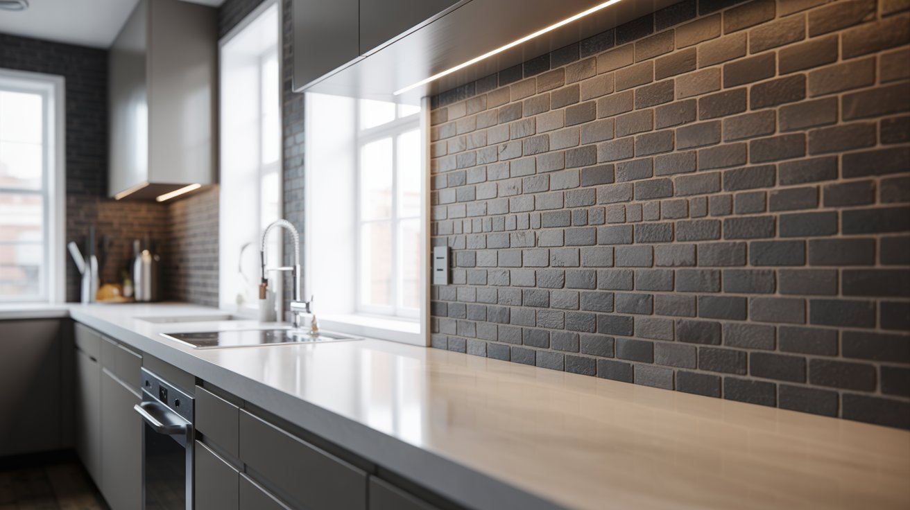 A kitchen featuring a sink beneath a window, allowing natural light to illuminate the space.
