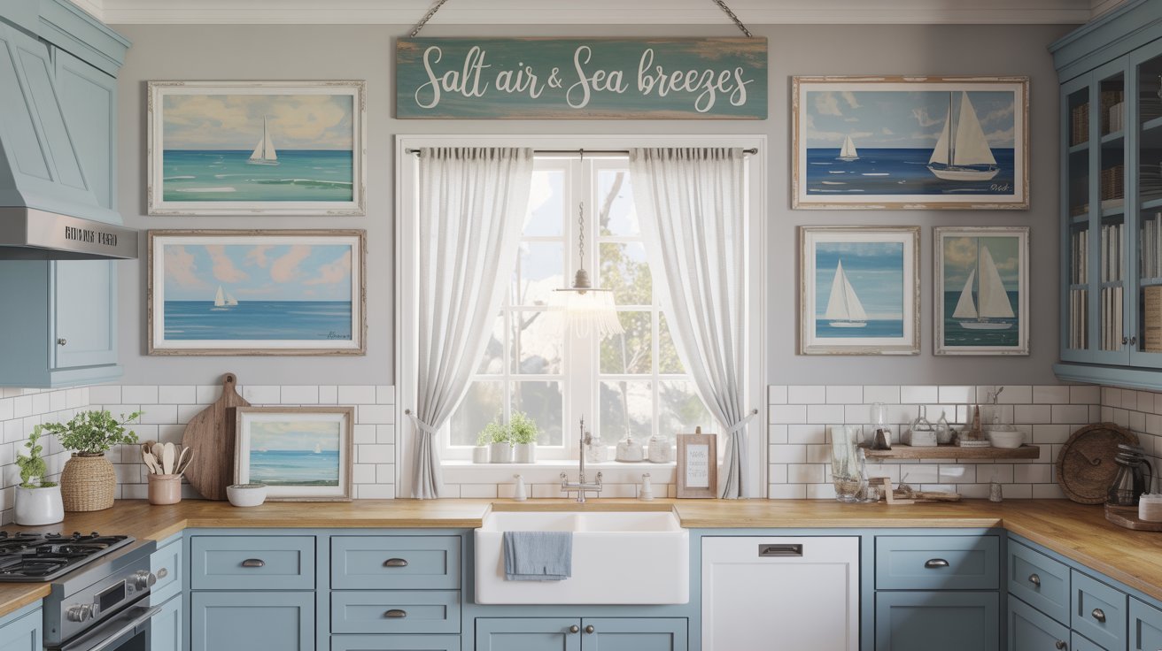 A blue kitchen featuring a matching blue countertop and sink, creating a cohesive and modern design.
